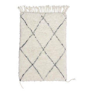 Moroccan Small Marmoucha Rug - 3.6 X 2.4 Ft For Sale