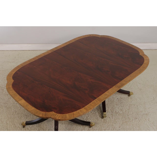 Baker Furniture Company Baker Historic Charleston Mahogany Dining Room Table For Sale - Image 4 of 18