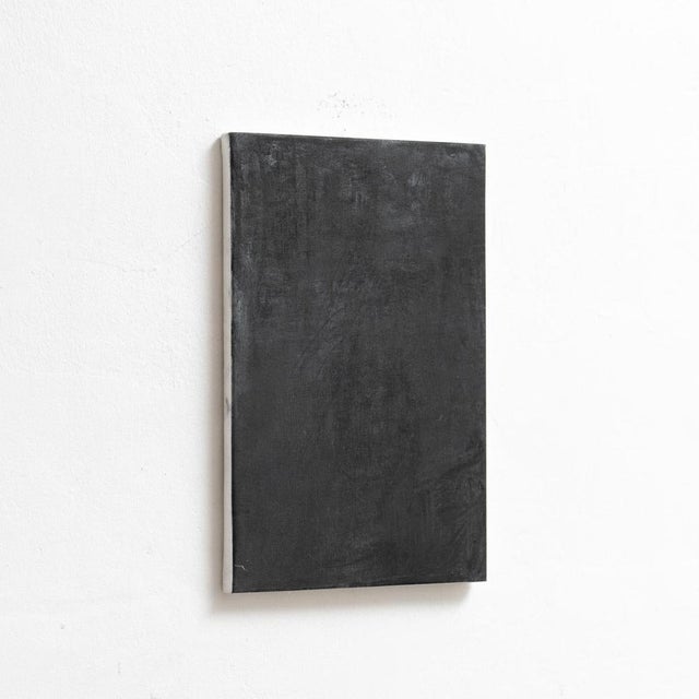 Contemporary Enrico Della Torre, Art Black Composition, Charcoal on Canvas, 2017 For Sale - Image 3 of 10