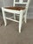 Pottery Barn Napolean Cream Rush Bottom Side Chairs For Sale - Image 9 of 11