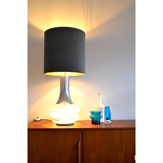 Large Glass Table Lamp from Doria Leuchten, 1970s For Sale - Image 10 of 14