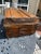Industrial Chest/Trunk/Luggage - Mid 20th Century Vintage Metal Painted Trunk For Sale - Image 3 of 13