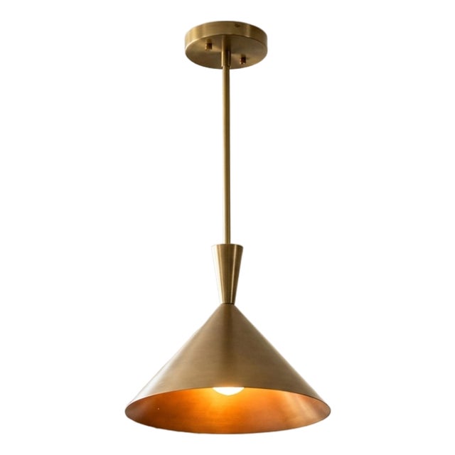Mid Century Style Handmade Brass Ceiling Pendant Light Fixture, Vintage Brass Pendant Lamp, Modern Rustic Home Decor Lighting For Sale