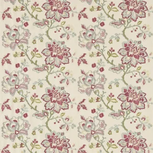 Sanderson Angelique Fabric in Rose/Aqua