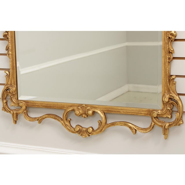 Friedman Brothers Friedman Brothers Ornate Gold Finish Frame Mirror For Sale - Image 4 of 13