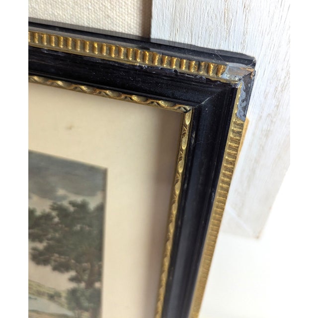 18th Century Framed Engraving Triptych of the River Thames, London – 1784 For Sale - Image 11 of 11