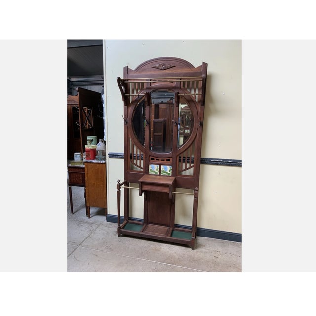 Antique Art Nouveau Wardrobe, 1910 For Sale - Image 10 of 10