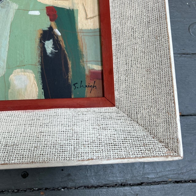 Abstract Contemporary Original Stephen Heigh Abstract Painting “Suburban Development” For Sale - Image 3 of 4