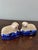 Ceramic Vintage English Staffordshire Sheep Inkwells For Sale - Image 7 of 9