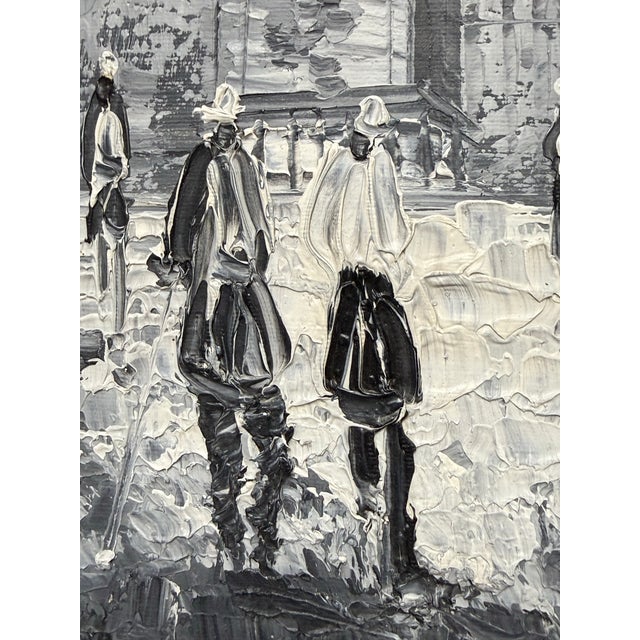 Paint Late 20th Century Caroline Burnett "Arc De Triomphe" Original Oil Painting, Framed For Sale - Image 7 of 12