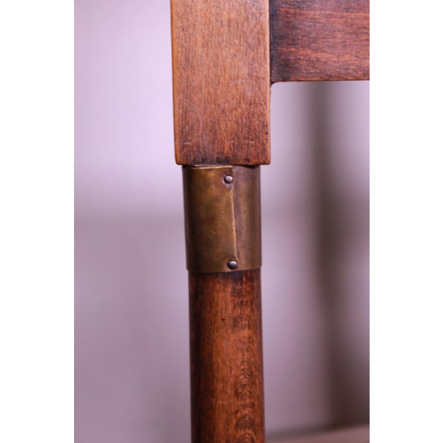 English 1900s English Aesthetic Movement Oak Wood Dining Chairs - Set of 4 For Sale - Image 3 of 7