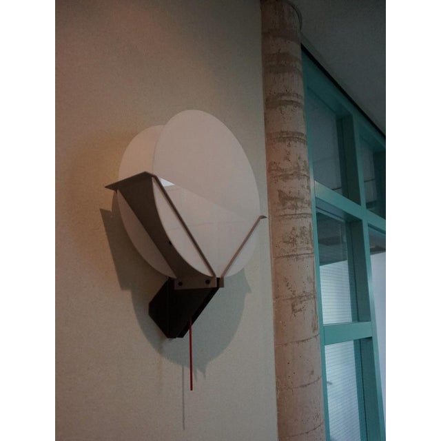 Black Dutch Lotus Wall Light from Menno Dieperink, 1982 For Sale - Image 8 of 16