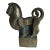 Vintage Mid Century Modern Fred Press Leo Zodiac Bronzed Metal Sculpture For Sale