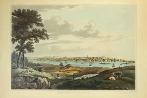 1820's Aberdeen From the South, Panoramic Aquatint, John Clark / George Smith