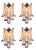 Italian Petal Murano Sconces, 1990s, Set of 2 For Sale - Image 4 of 10