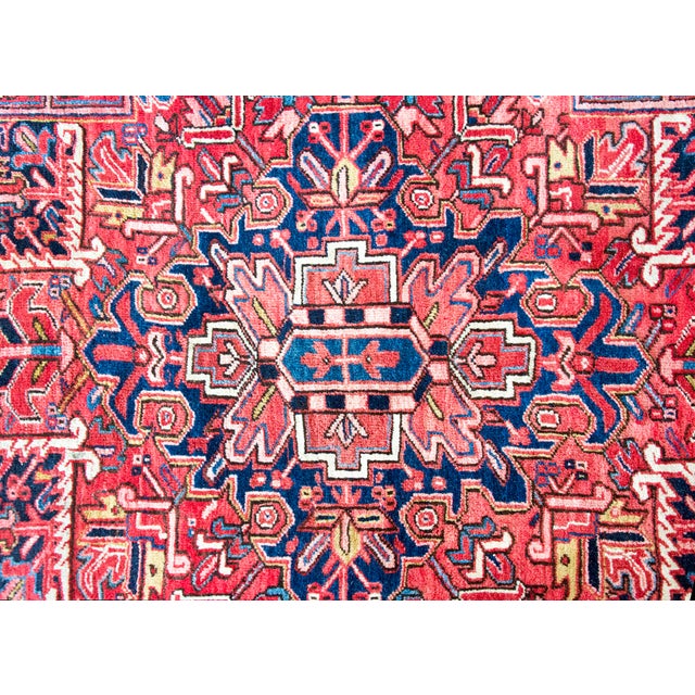 Mid 20th Century Persian Heriz Rug For Sale In Chicago - Image 6 of 16