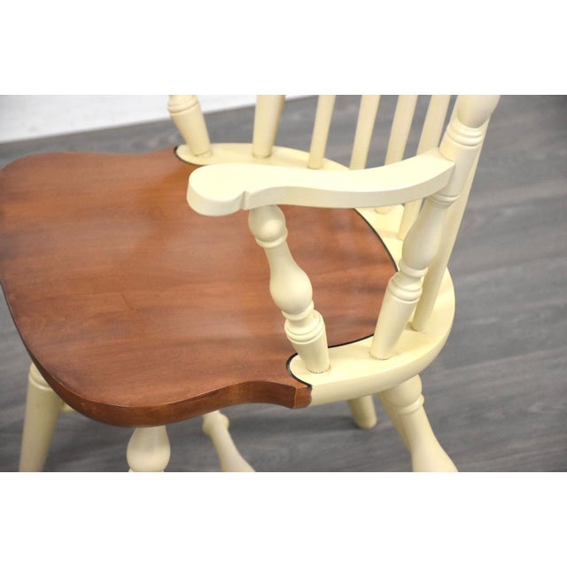 1960s Maple Dining Chairs by Hitchcock - Set of 6 For Sale - Image 10 of 10
