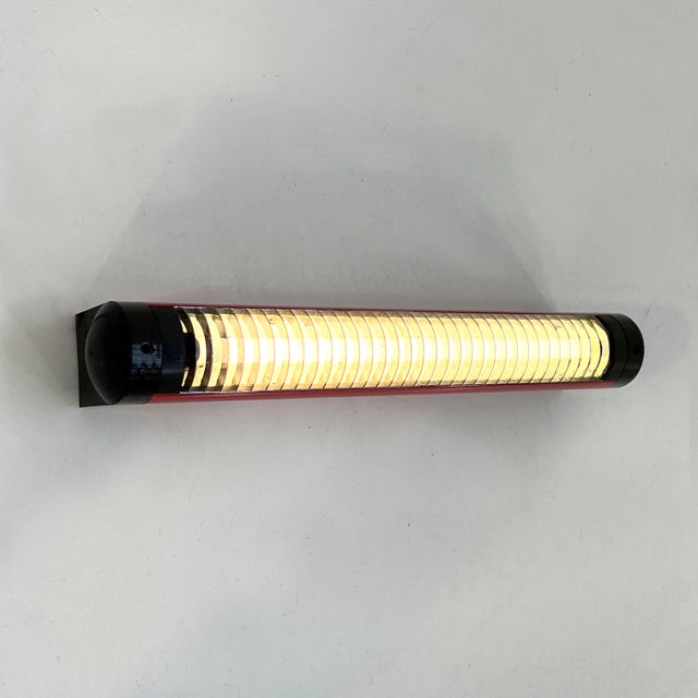 1980s Red Neon Wall Lamp from Disano, 1980s For Sale - Image 5 of 10
