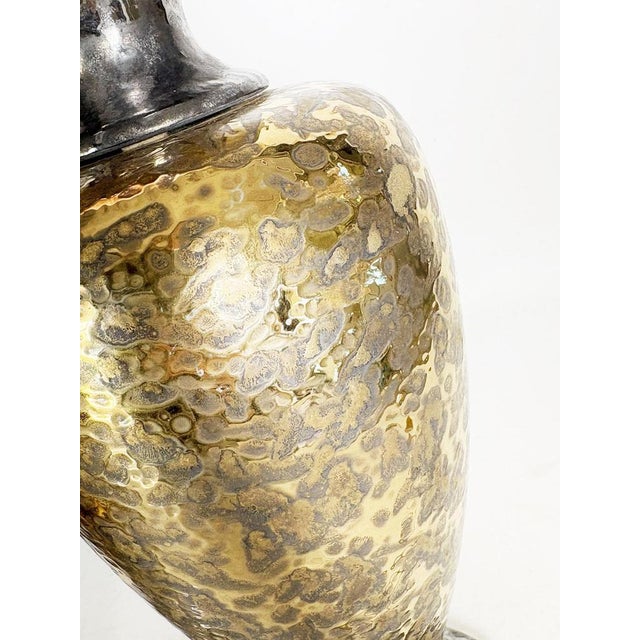 Gilded Metal Lamps, France, 1980, Set of 2 For Sale - Image 11 of 17