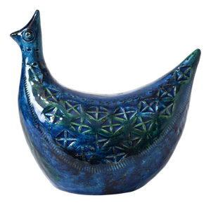 Rimini Blu Bird Figurine by Aldo Londi for Bitossi, 1960s