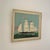 A striking and highly decorative example of American coastal folk art, this large-scale crewel embroidery depicts a...