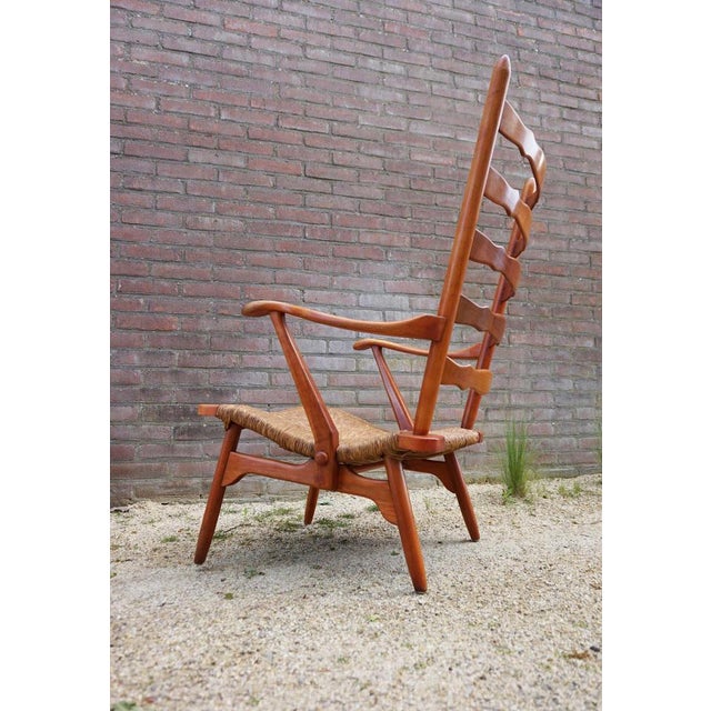 Mid-Century Dutch Organic Shaped Armchair from De Ster Gelderland, 1950s For Sale - Image 12 of 18