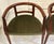 Petite Scale Mid-Century Italian Walnut Horseshoe Rail Back Armchairs - A Pair For Sale - Image 18 of 18