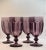 Libbey Glass Co. Dusty Purple “Gibraltar” Goblets - Set of Four For Sale - Image 4 of 11