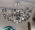 Sciolari, Roma Chandelier Cubic 57 Lights Metal Chrome and Lucite by Sciolari, Italy, 1970s For Sale - Image 4 of 12