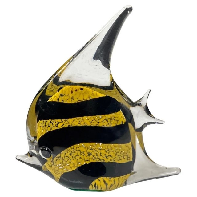 Late 20th Century Vintage Colorful Murano Glass Fish Figurines- Set of 7 For Sale - Image 5 of 12