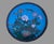 Early 20th Century Antique Japanese Meiji Cloisonne Charger Bird Flowers Blue Enamel 12 For Sale - Image 5 of 8