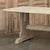 Wood Vintage Rustic European Stripped Oak Trestle Dining Table For Sale - Image 7 of 16
