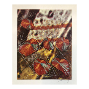 M. Peter PieningPencil Signed Abstract Geometric Graphic Design Lithograph Print, Bauhaus Artist, 1968