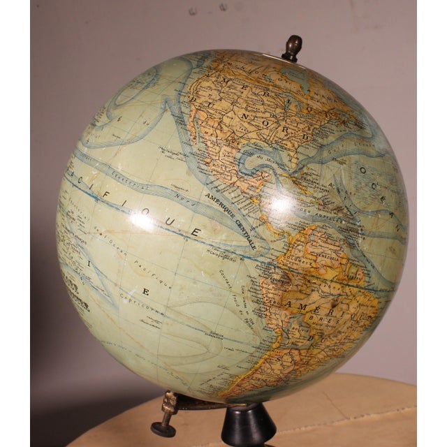 Early 20th Century Terrestrial Globe from J. Forest For Sale - Image 4 of 13
