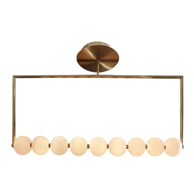 Broche de perles chandelier by ludovic clément d’armont. Dimensions: d 122 x w 12 x h 67 cm. Materials: blown glass,...