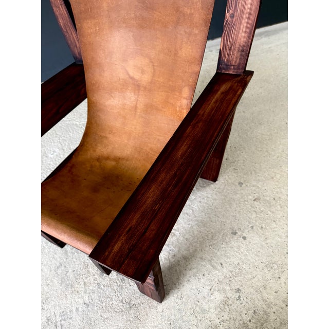 Mid-Century Handcrafted Beach Sling Lounge Chair, Netherlands, 1960s For Sale - Image 9 of 18