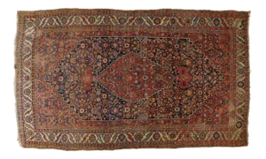 Antique Persian Bijar Rug. 5'6"x 9'2"