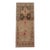 Antique Karabagh Runner 4x8 – Faded Medallions in Beige & Muted Red For Sale