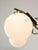 Mid-Century Modern Italian Brass and Opaline Chandelier, 1960 For Sale - Image 15 of 18