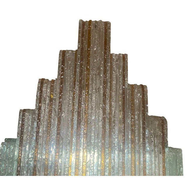 1970's Brutalist Murano Glass Sconces by Albano Poli for Poliarte For Sale In Los Angeles - Image 6 of 6