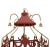 Scarlet Scarlet and Gilt Tole Hall Lanterns For Sale - Image 8 of 11