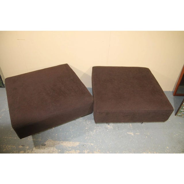 Mid-Century Modern 1980s Vladimir Kagan Attributed Omnibus Ottoman For Sale - Image 3 of 7