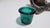 Art Nouveau Inkwell With Green Glass Cup For Sale - Image 4 of 7