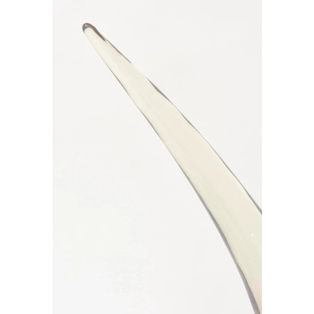 1970's Arched Gradient Lucite and Silver Plate Sculpture by Catherine Noll, France For Sale - Image 9 of 11