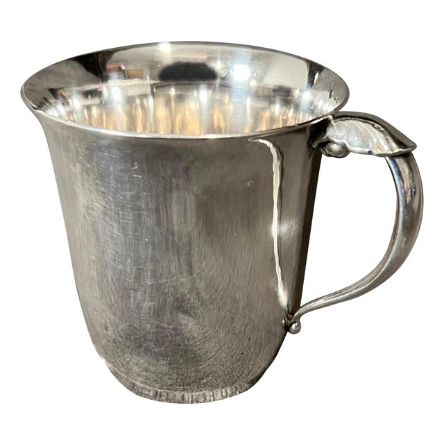 Georg Jensen Sterling Silver Baby / Christening Cup For Sale
