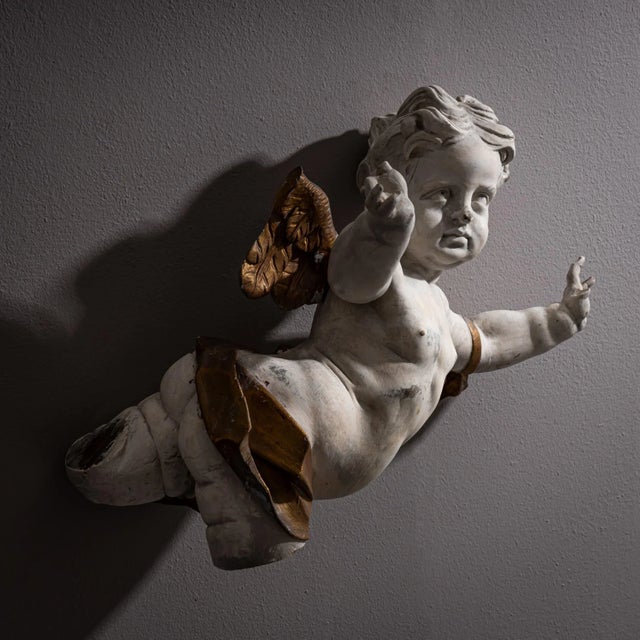 Baroque Angel, 18th Century For Sale - Image 4 of 8