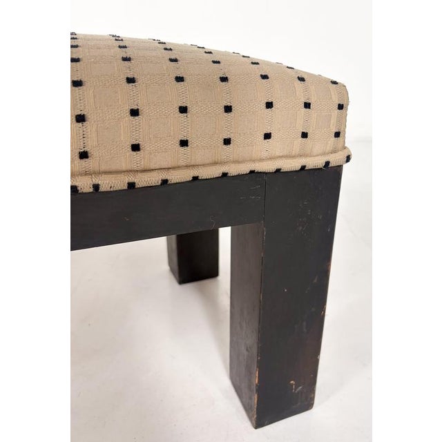 Large Bench, Wood and Orignal Fabric
