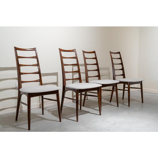 Danish Lis Chairs from Niels Kofoed, 1960s, Set of 4 For Sale - Image 11 of 12