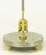 Metal Italian Empire Style Brushed Steel & Brass Candelabra - a Pair For Sale - Image 7 of 10