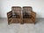 Vintage Palecek President’s State Stick Rattan Lounge Chairs – Pair For Sale - Image 4 of 18
